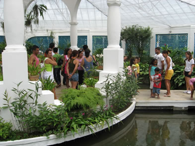 foto da visita no Jardim Botnico